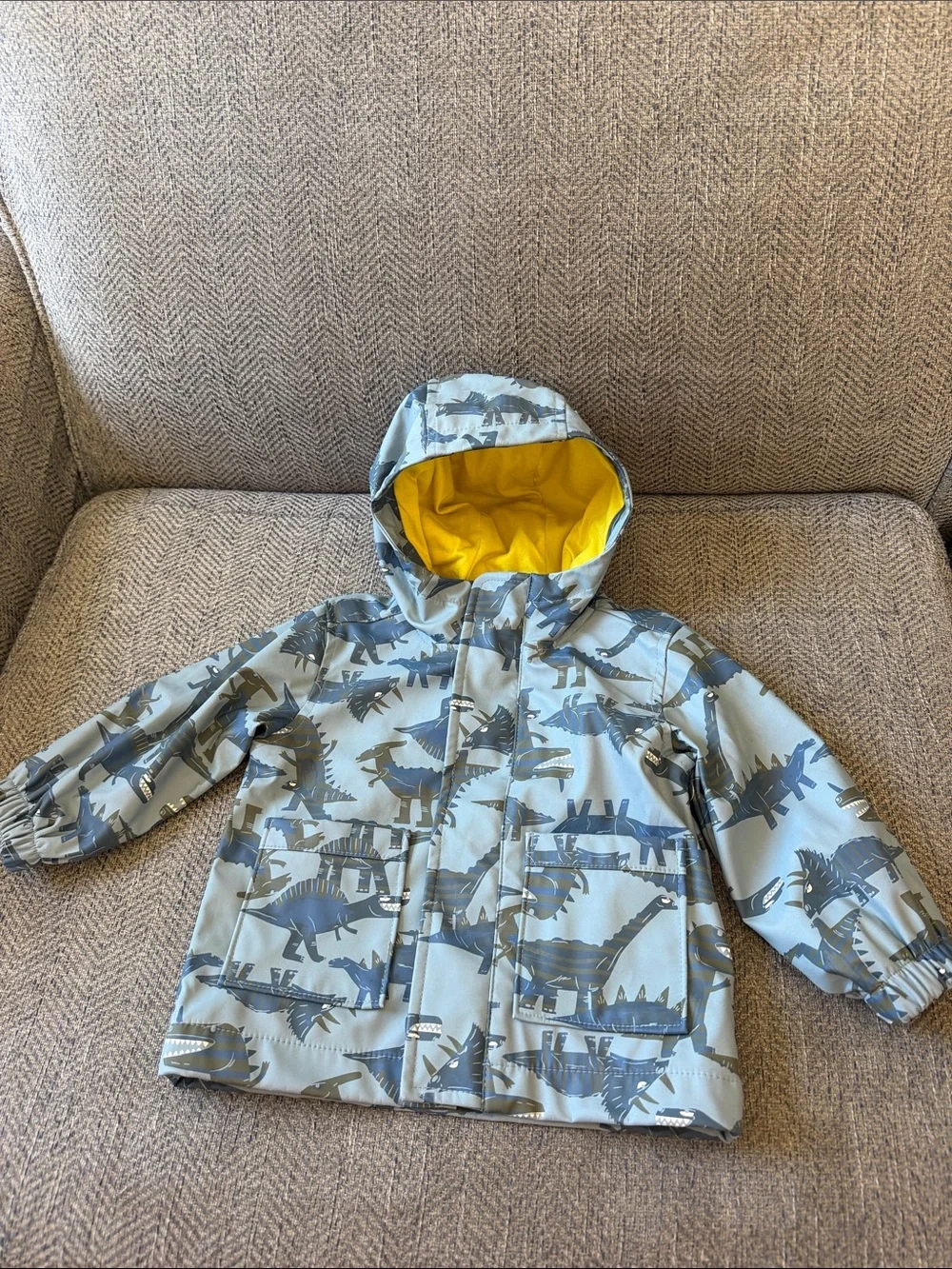 Old Navy Unisex Water-Resistant Hooded Zip Jacket for Kids Size: 12-18M
